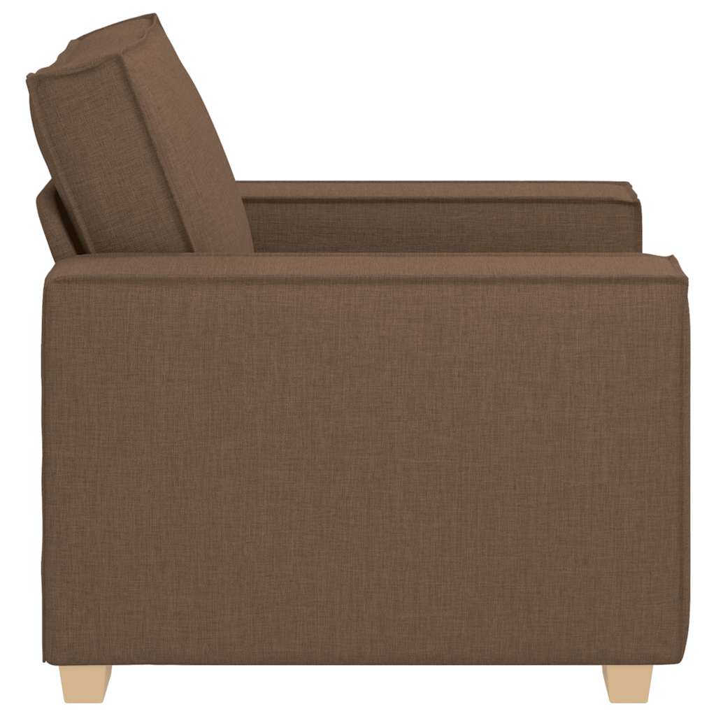Sofa Stuhl Braun 100x78x84 cm Stoff