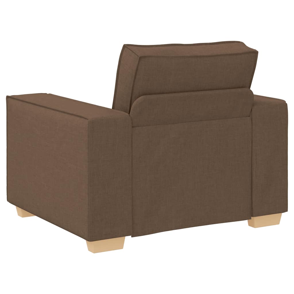 Sofa Stuhl Braun 100x78x84 cm Stoff