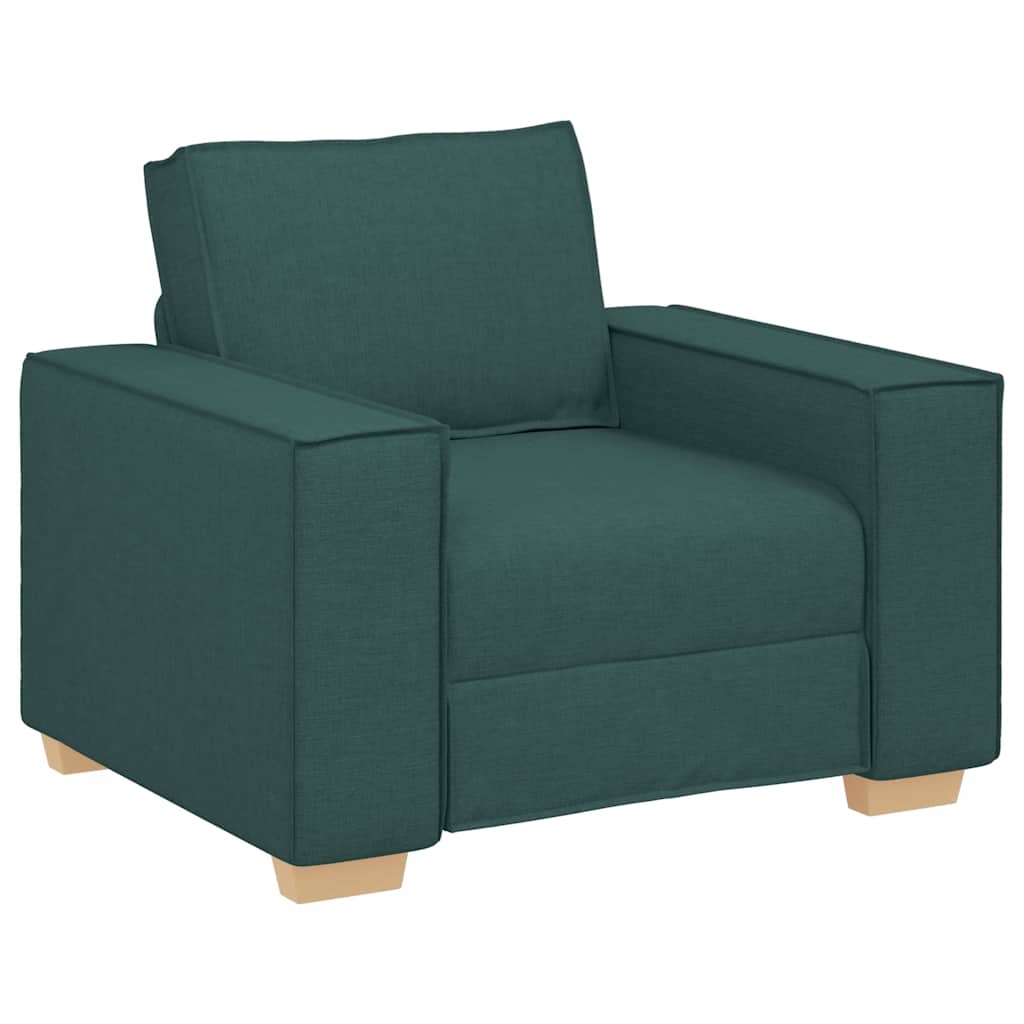 Sofa Stuhl Dunkelgrün 100x78x84 cm Stoff
