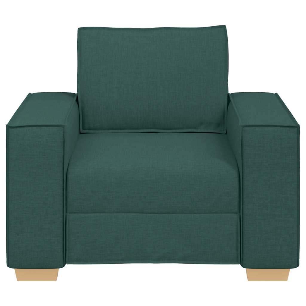Sofa Stuhl Dunkelgrün 100x78x84 cm Stoff