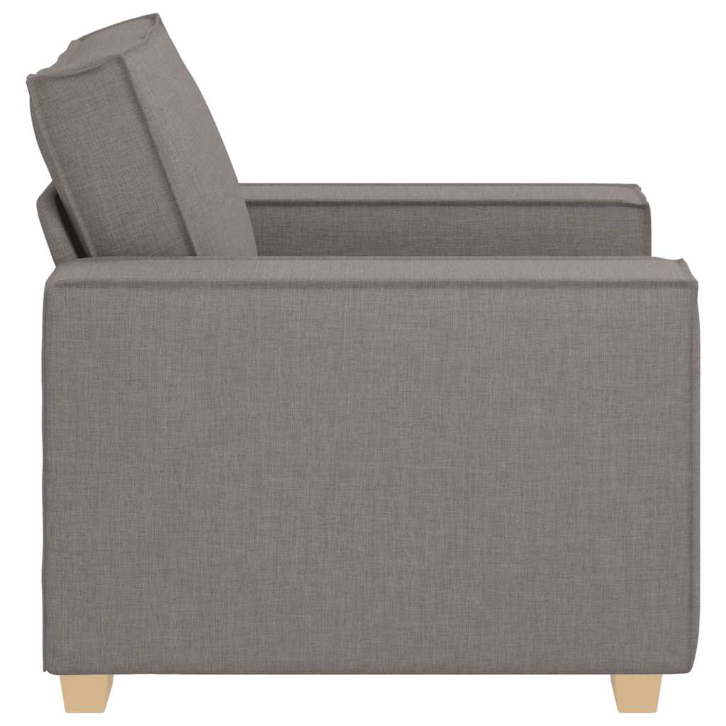 Sofa Stuhl Taupe 100x78x84 cm Stoff