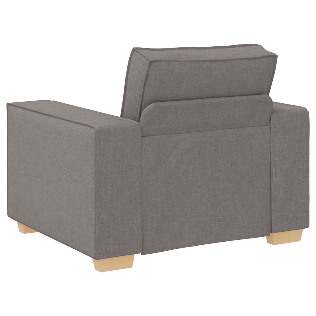 Sofa Stuhl Taupe 100x78x84 cm Stoff