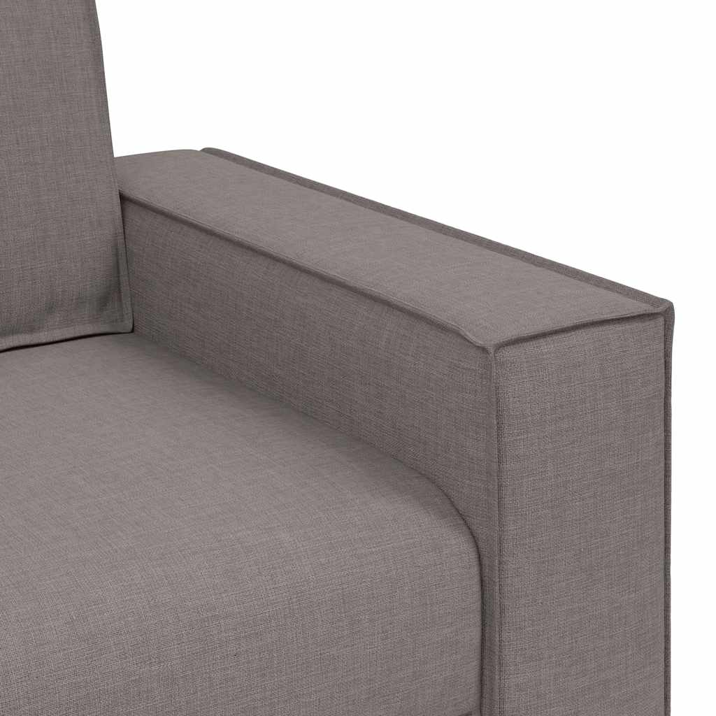 Sofa Stuhl Taupe 100x78x84 cm Stoff