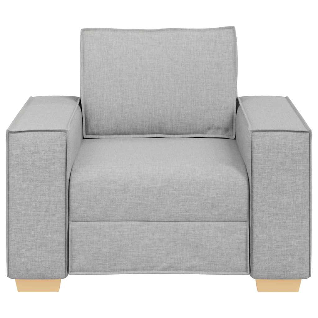 Sofa Stuhl Wolkengrau 100x78x84 cm Stoff
