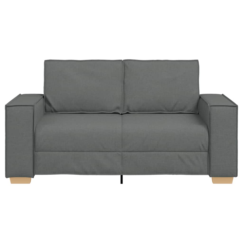 2-Sitzer Sofa Dunkelgrau 160x78x84 cm Stoff