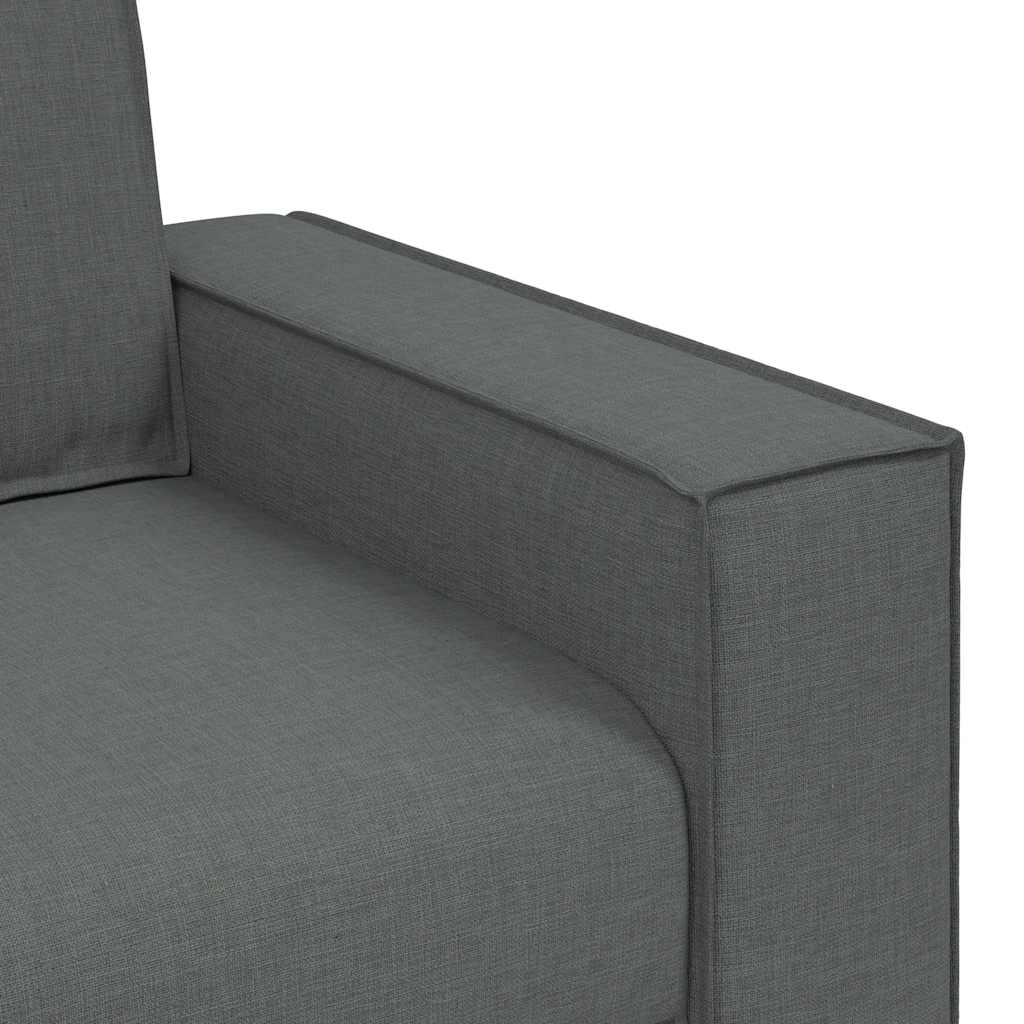 2-Sitzer Sofa Dunkelgrau 160x78x84 cm Stoff