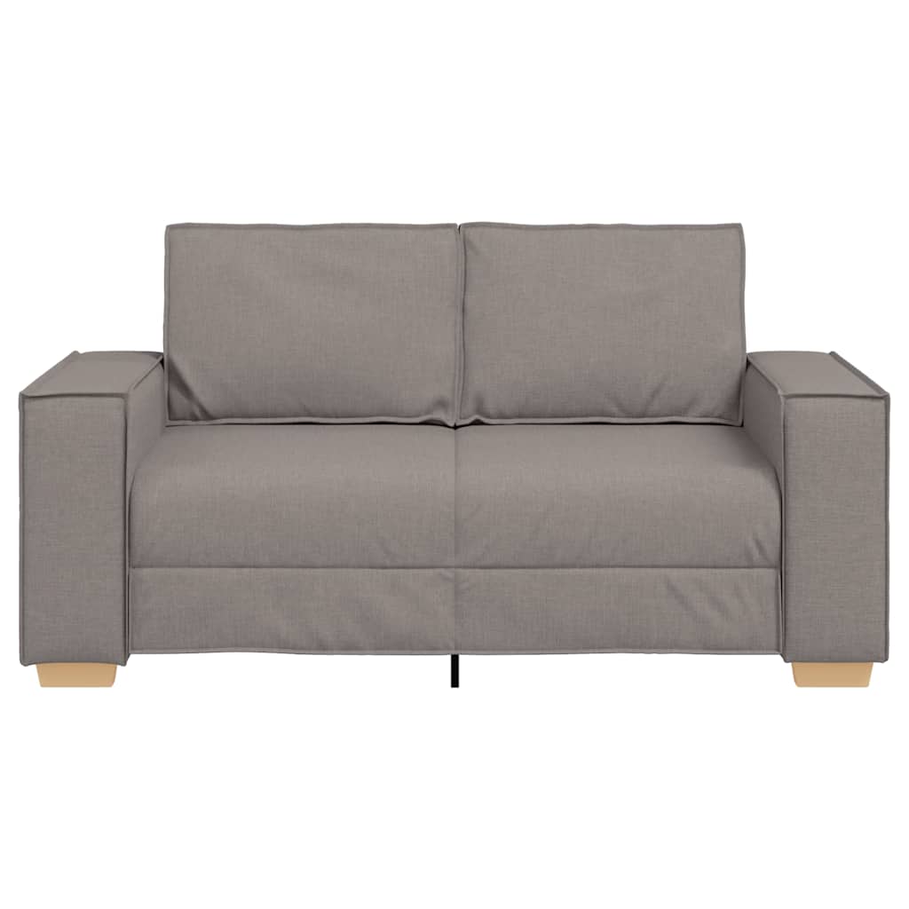 2-Sitzer Sofa Taupe 160x78x84 cm Stoff