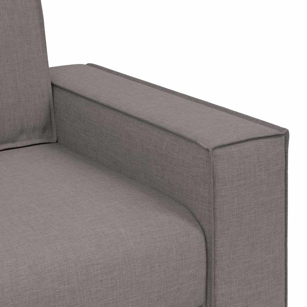 2-Sitzer Sofa Taupe 160x78x84 cm Stoff