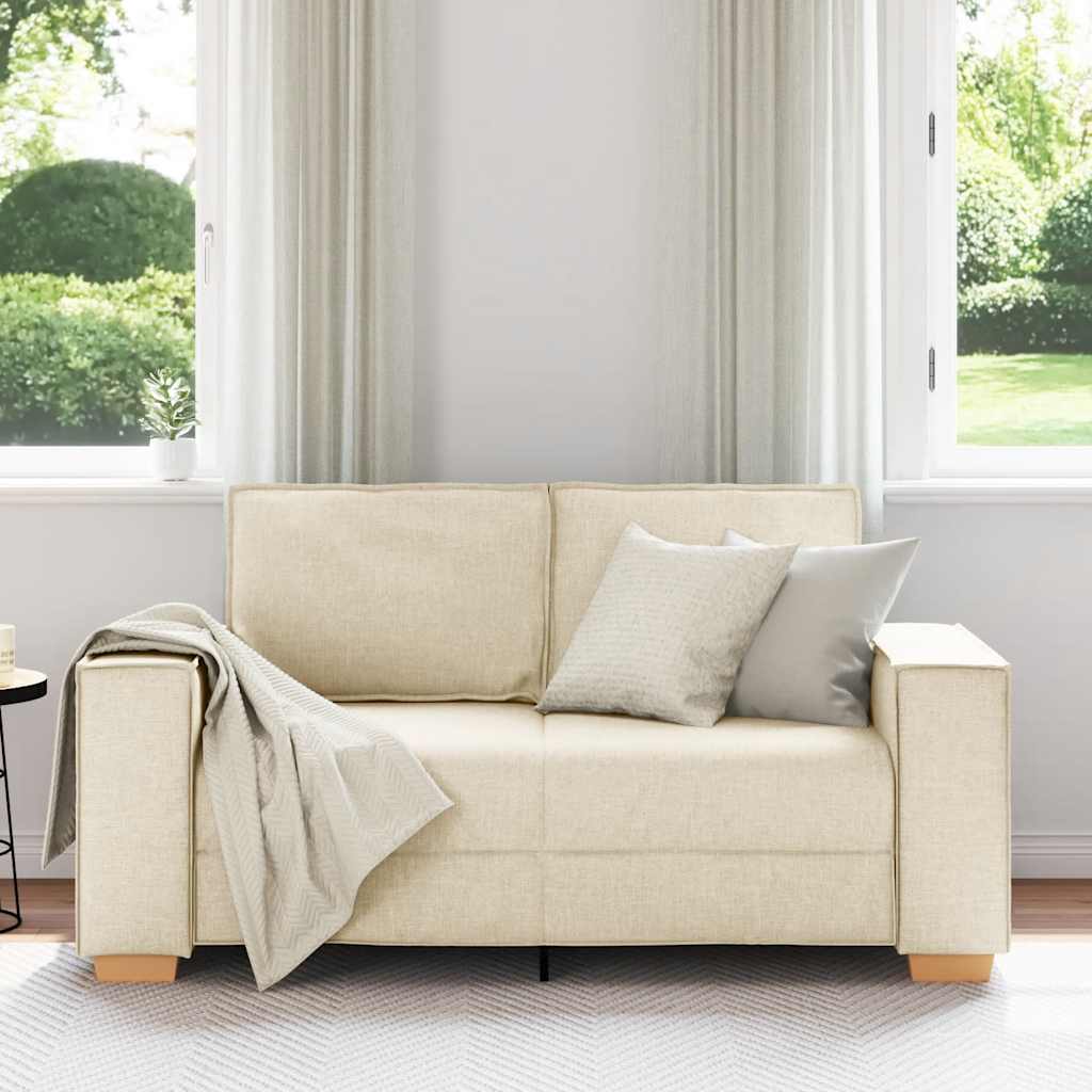 2-Sitzer Sofa Leinen 160x78x84 cm