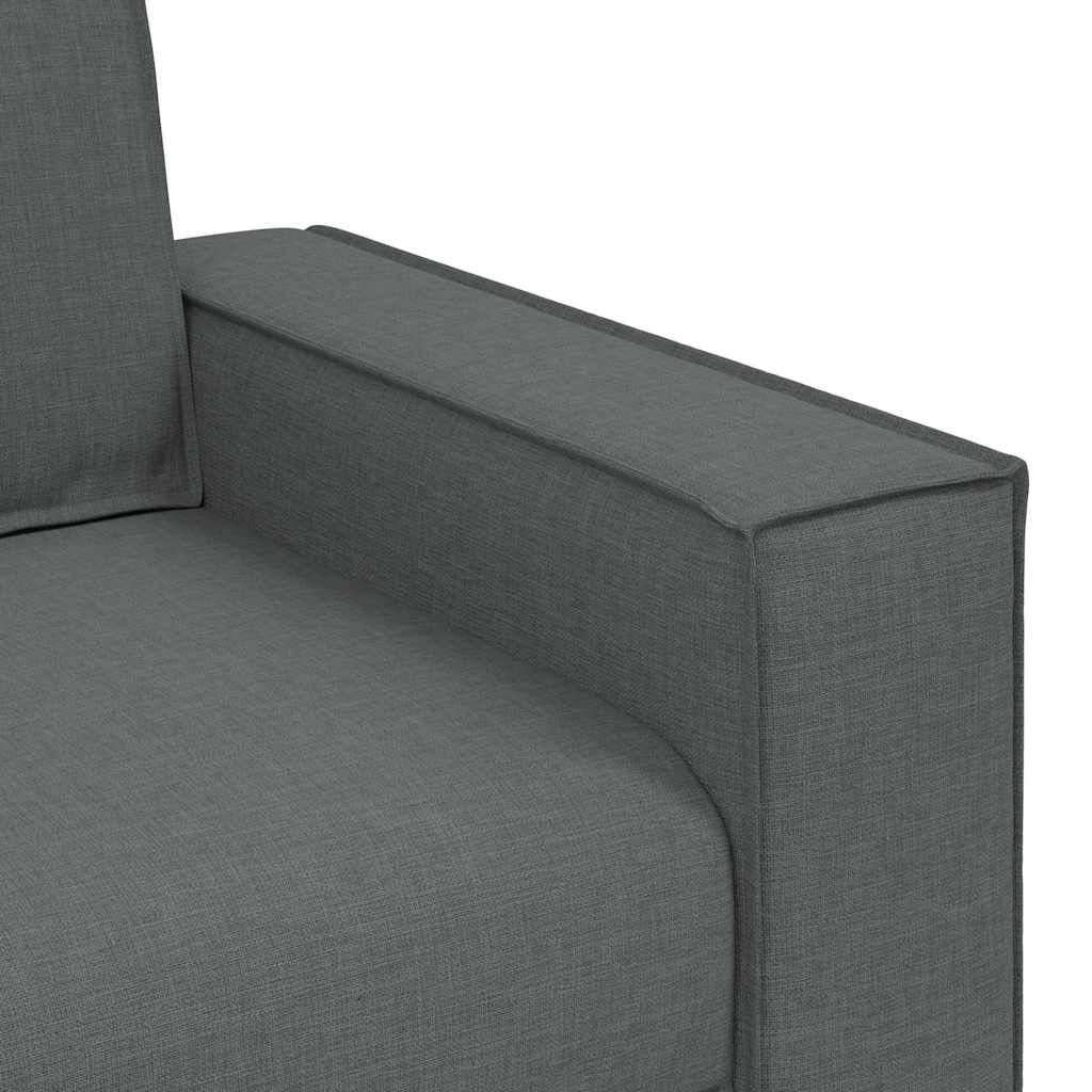 2-Sitzer Sofa Dunkelgrau 180x78x84 cm Stoff
