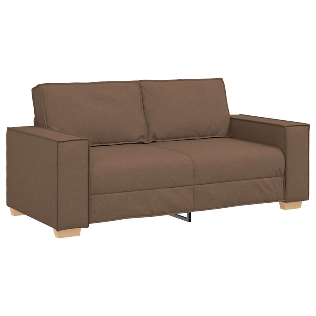 2-Sitzer Sofa Braun 180x78x84 cm Stoff