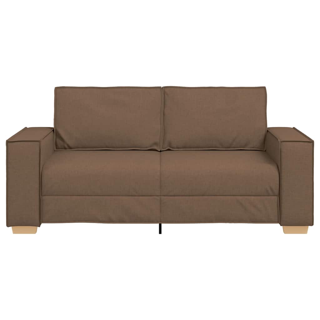 2-Sitzer Sofa Braun 180x78x84 cm Stoff