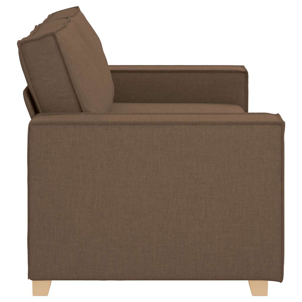 2-Sitzer Sofa Braun 180x78x84 cm Stoff