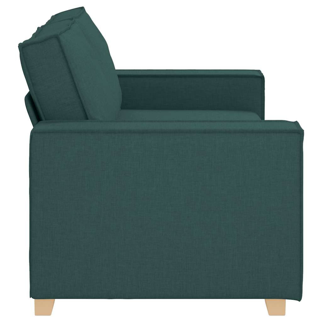 2-Sitzer Sofa Dunkelgrün 180x78x84 cm Stoff