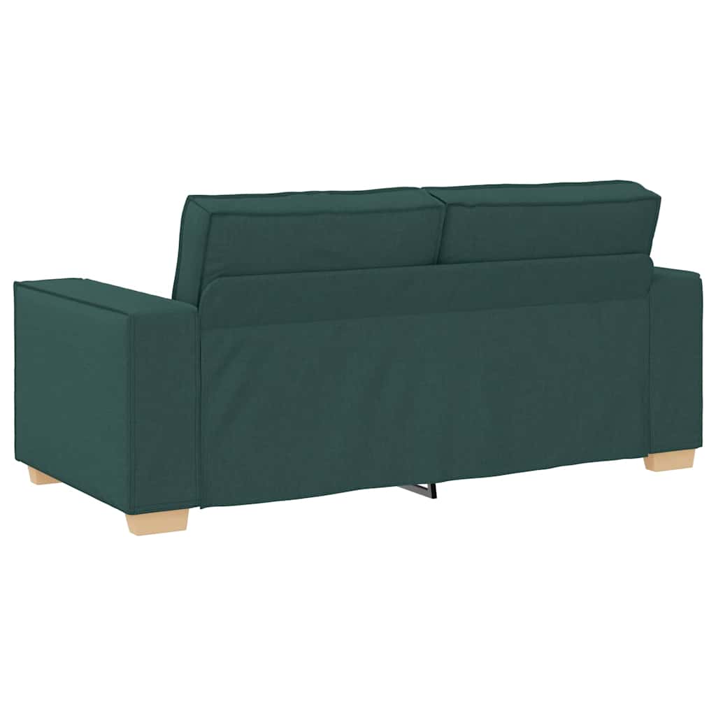 2-Sitzer Sofa Dunkelgrün 180x78x84 cm Stoff