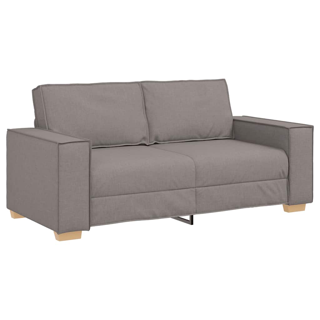 2-Sitzer Sofa Taupe 180x78x84 cm Stoff