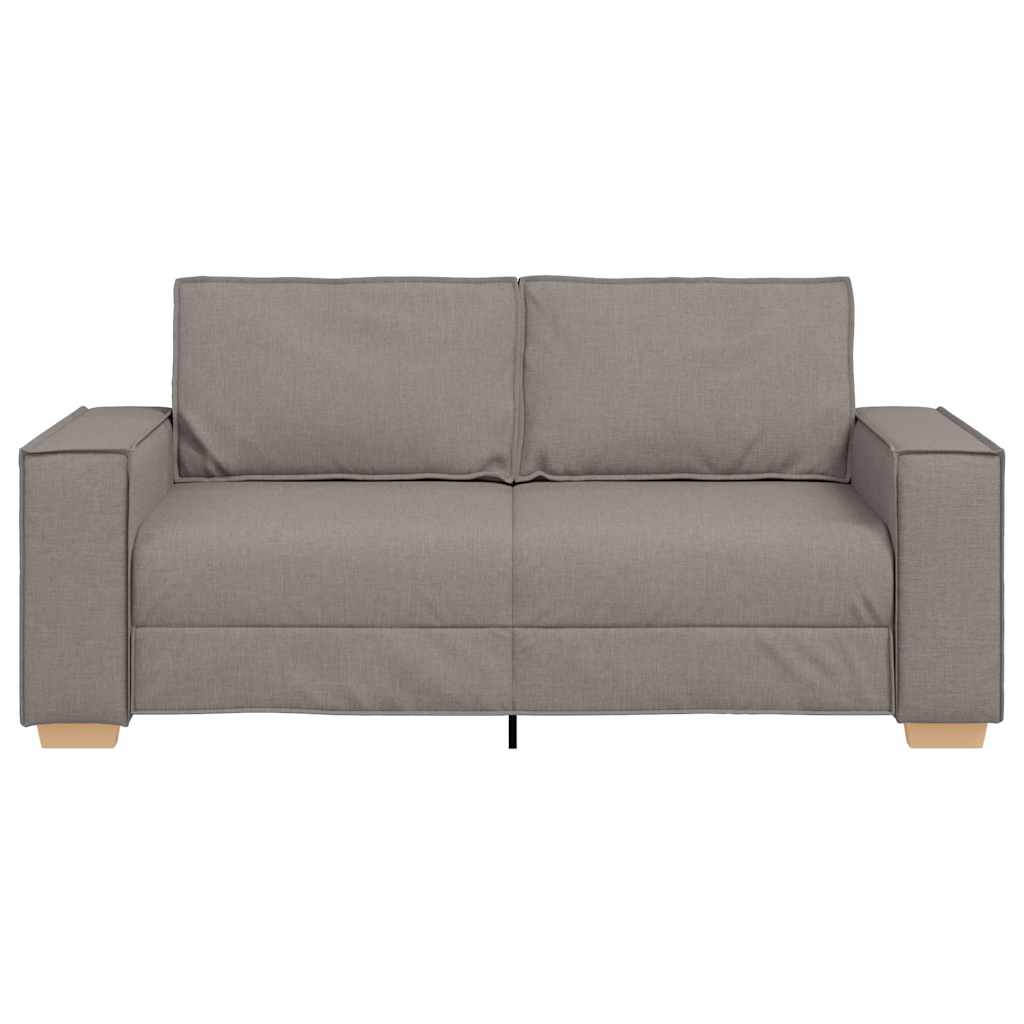 2-Sitzer Sofa Taupe 180x78x84 cm Stoff