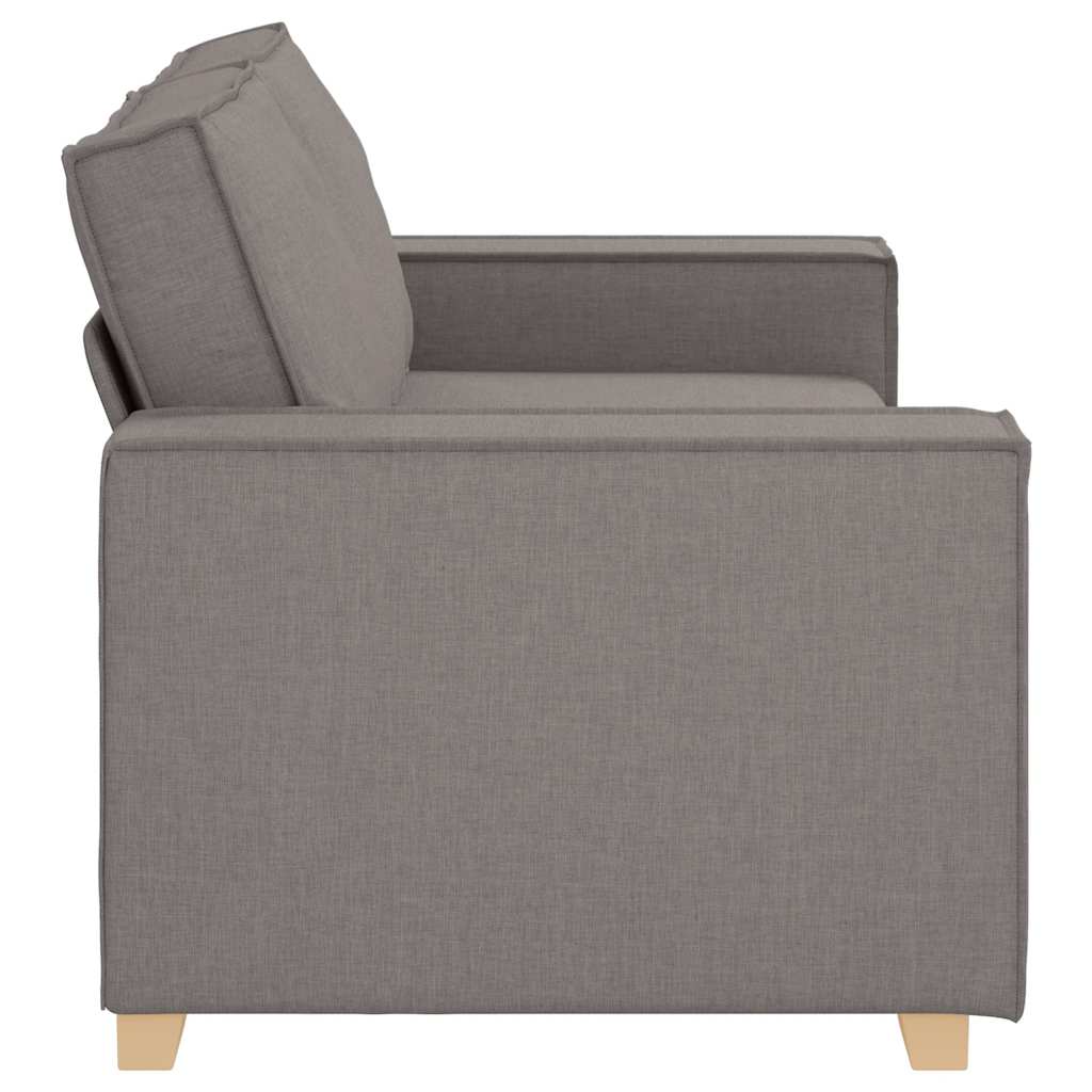 2-Sitzer Sofa Taupe 180x78x84 cm Stoff