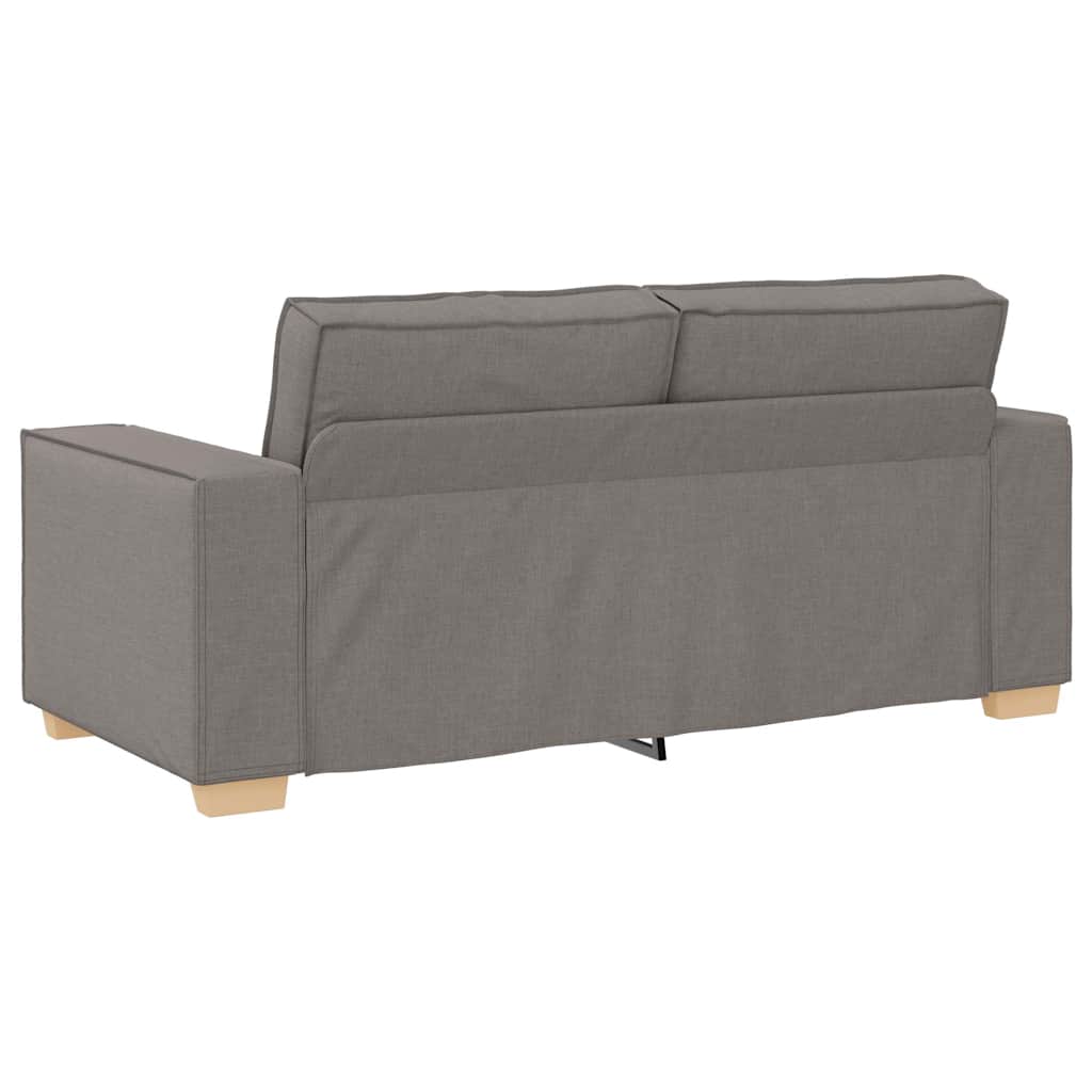 2-Sitzer Sofa Taupe 180x78x84 cm Stoff