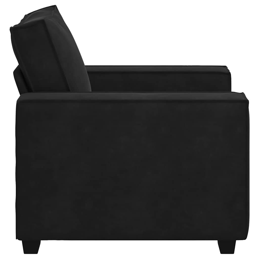 Sessel Schwarz 100x78x84 cm Samt
