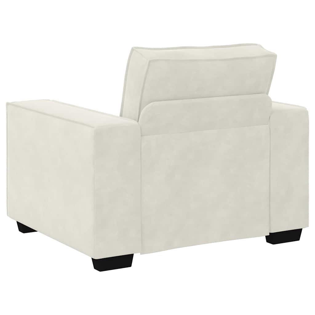 Sessel Creme 100x78x84 cm Samt