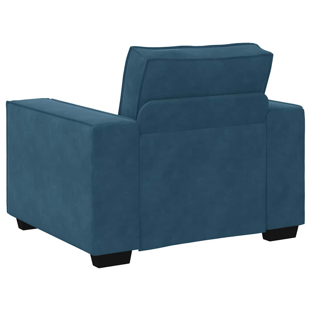 Sessel Blau 100x78x84 cm Samt