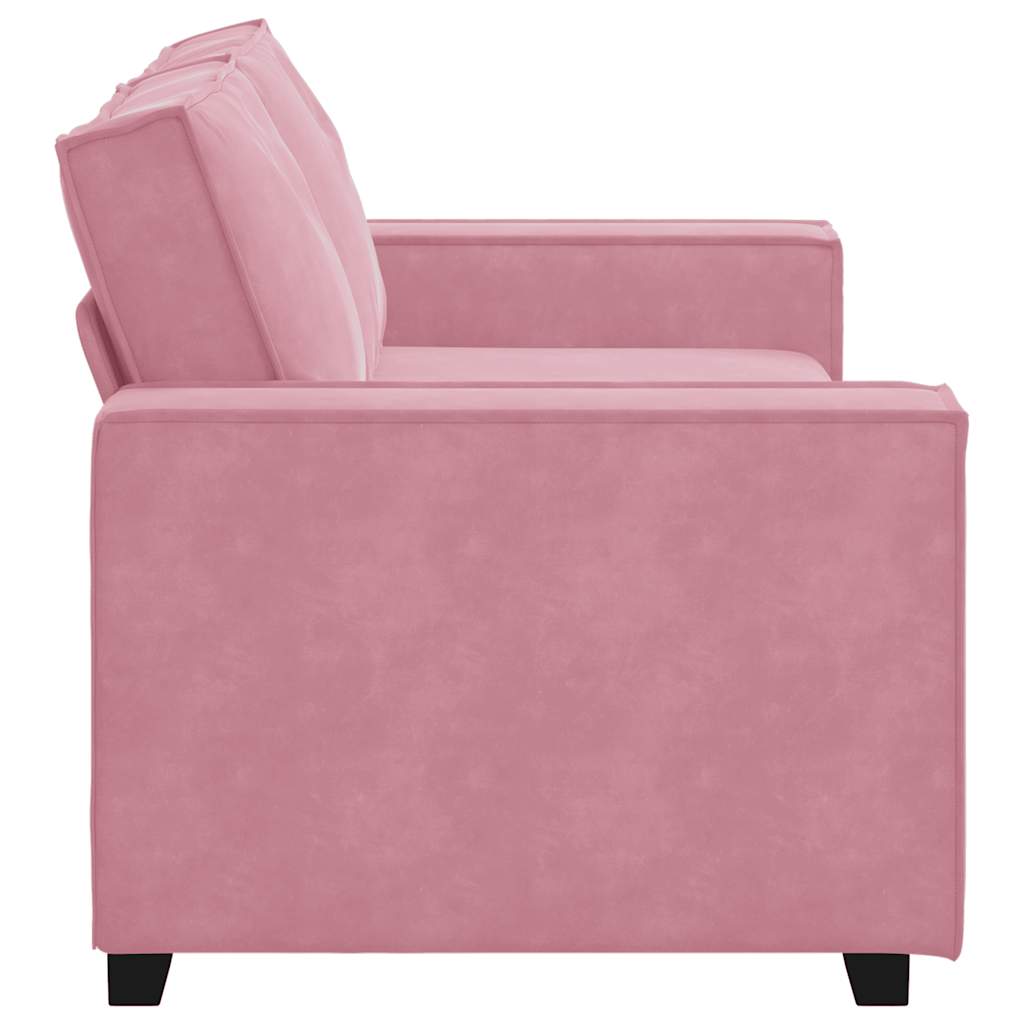 2-Sitzer-Sofa Rosa 180x78x84 cm Samt