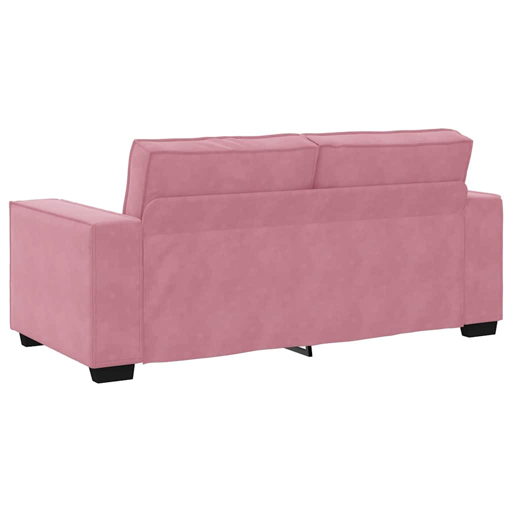 2-Sitzer-Sofa Rosa 180x78x84 cm Samt