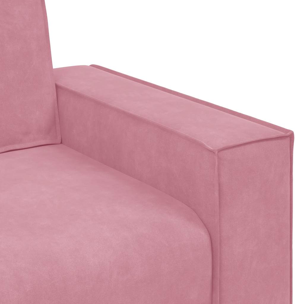 2-Sitzer-Sofa Rosa 180x78x84 cm Samt