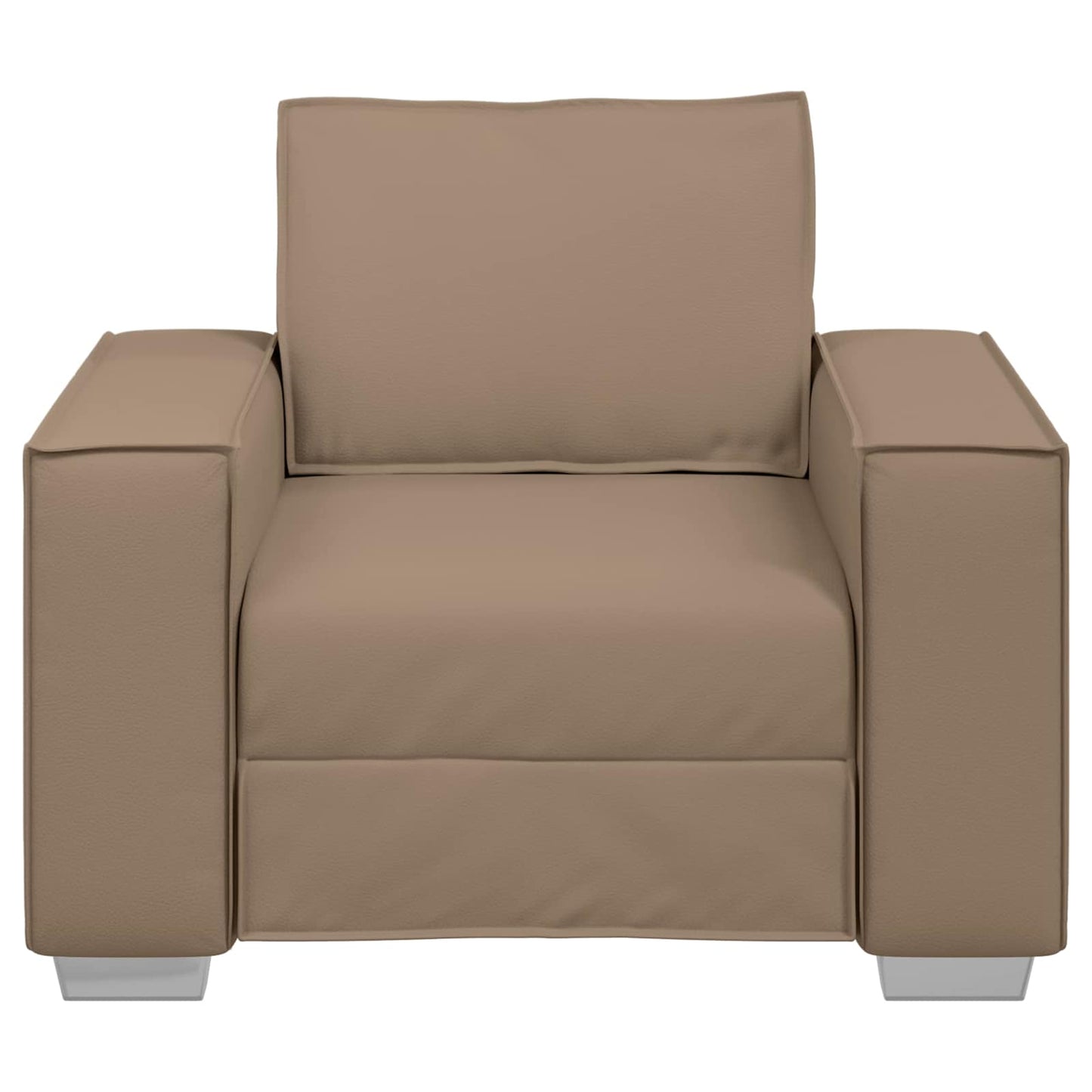 Sofa-Sessel Cappuccino 100 cm Kunstleder