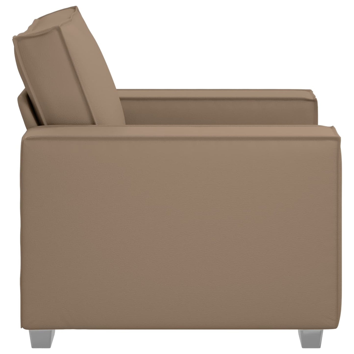 Sofa-Sessel Cappuccino 100 cm Kunstleder