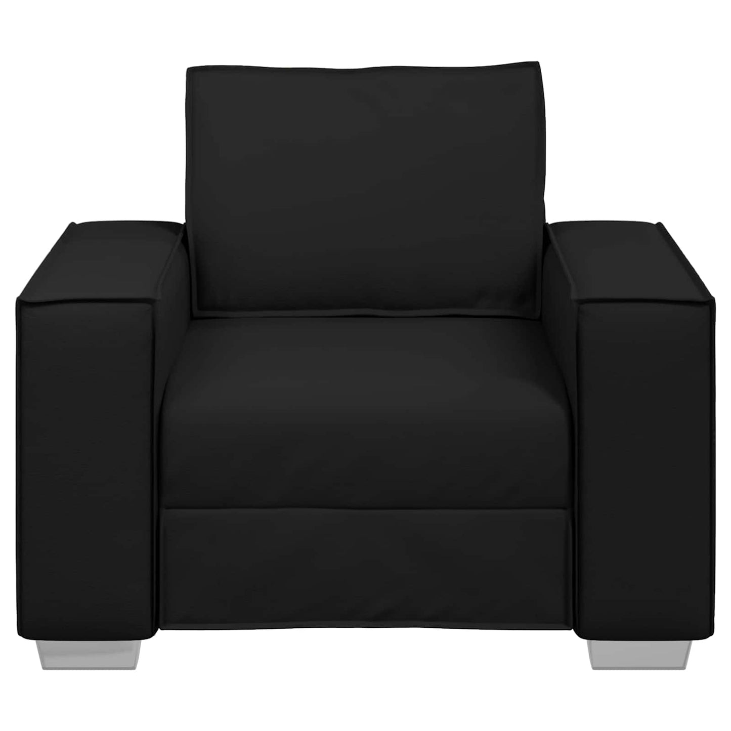 Sofa-Sessel Schwarz 100 cm Kunstleder