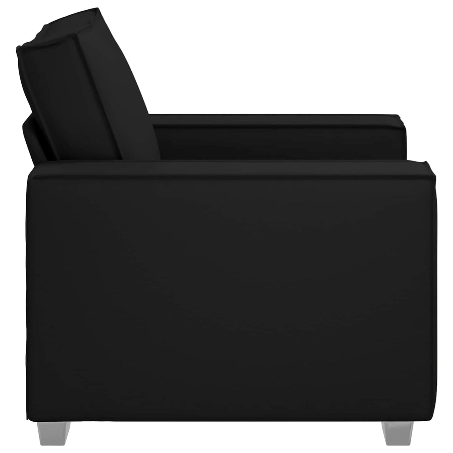 Sofa-Sessel Schwarz 100 cm Kunstleder