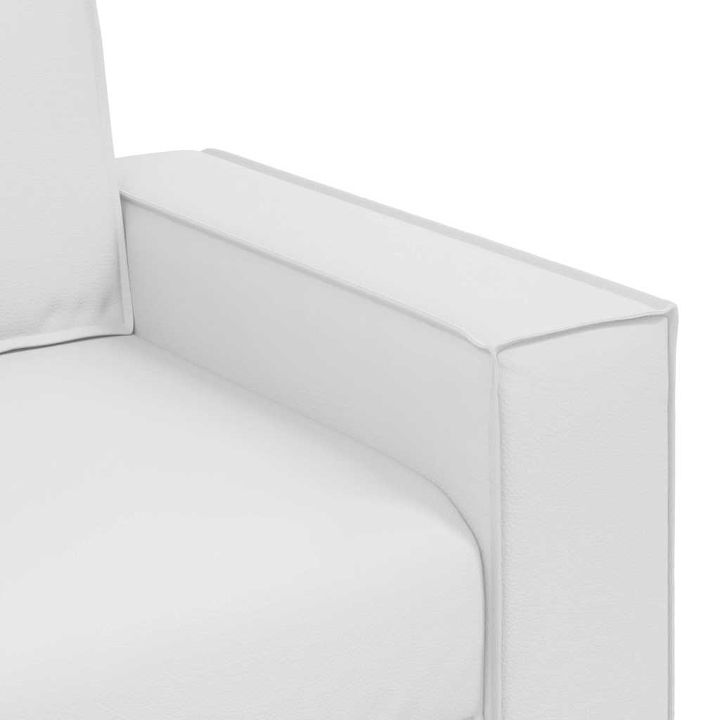 Sofa-Sessel Weiß 100 cm Kunstleder