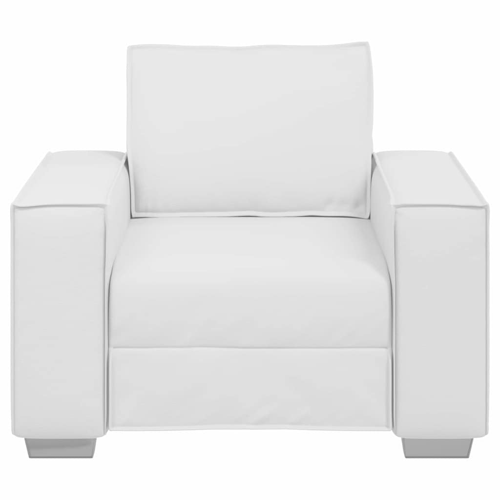 Sofa-Sessel Weiß 100 cm Kunstleder