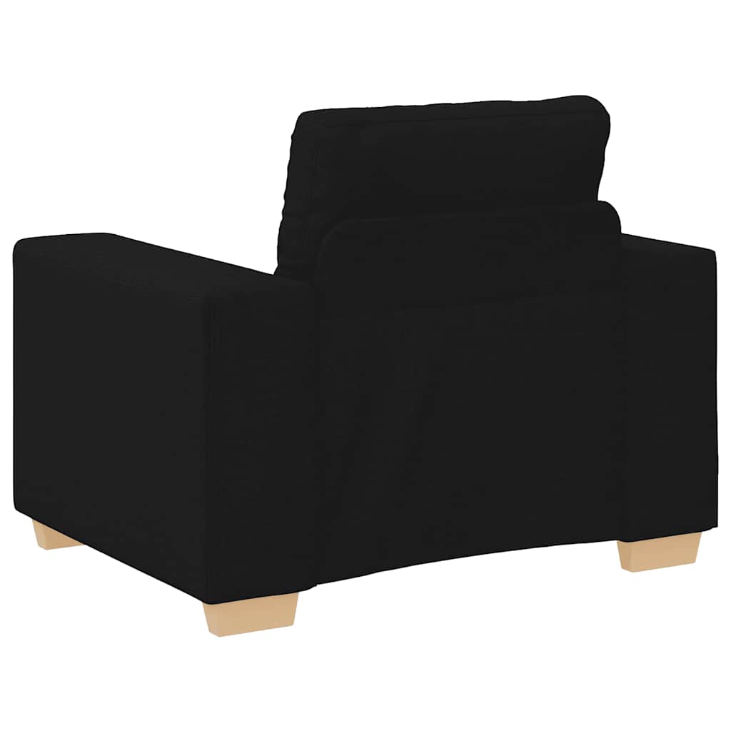 Sessel Schwarz 100x78x80 cm Stoff