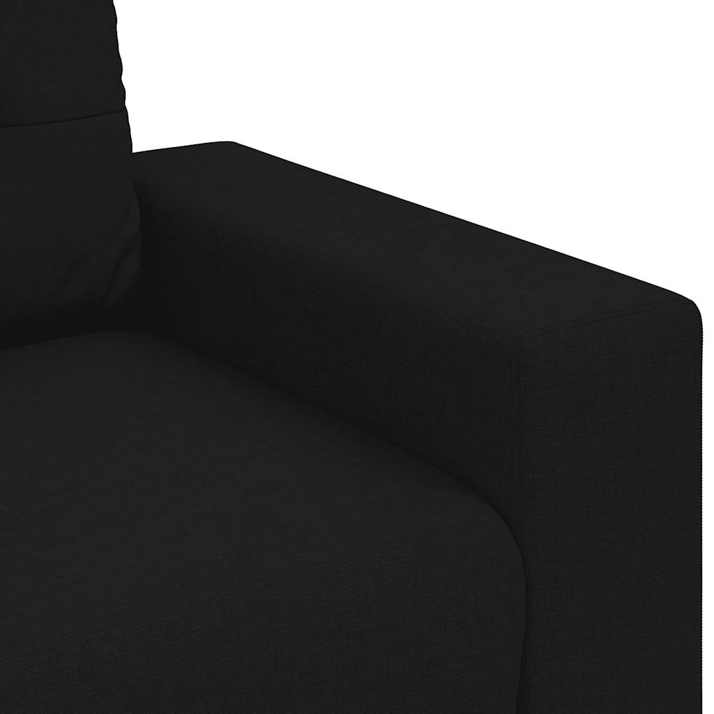 Sessel Schwarz 100x78x80 cm Stoff