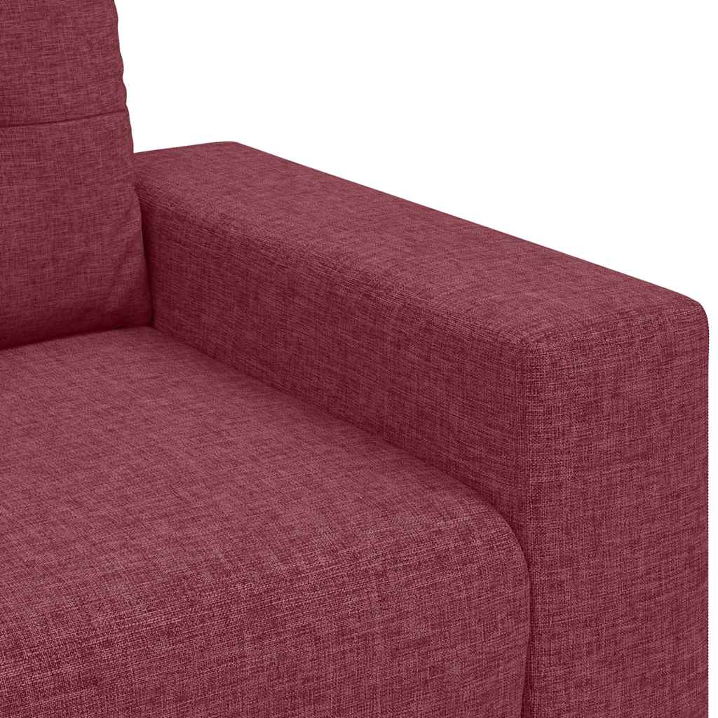 Sofa-Sessel Weinrot 100x78x80 cm Stoff