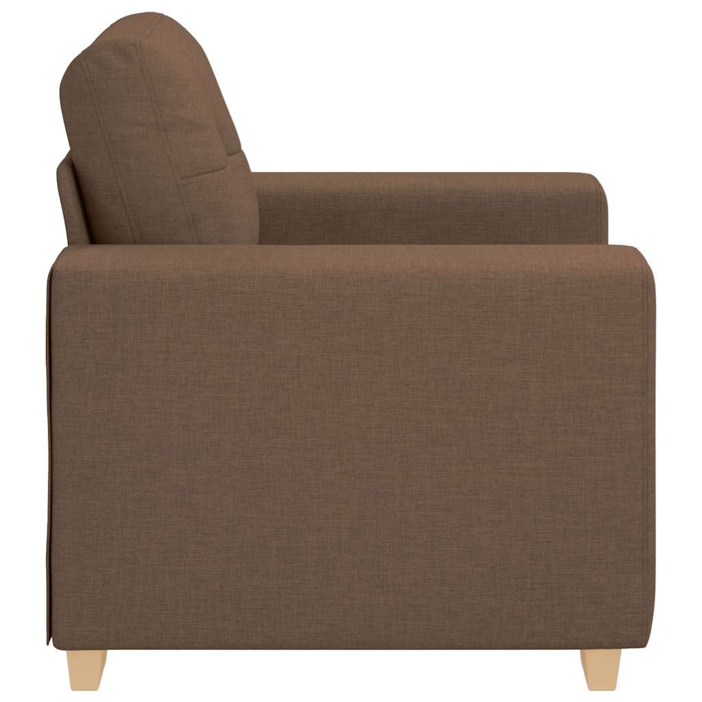 Sofa-Sessel Braun 100x78x80 cm Stoff