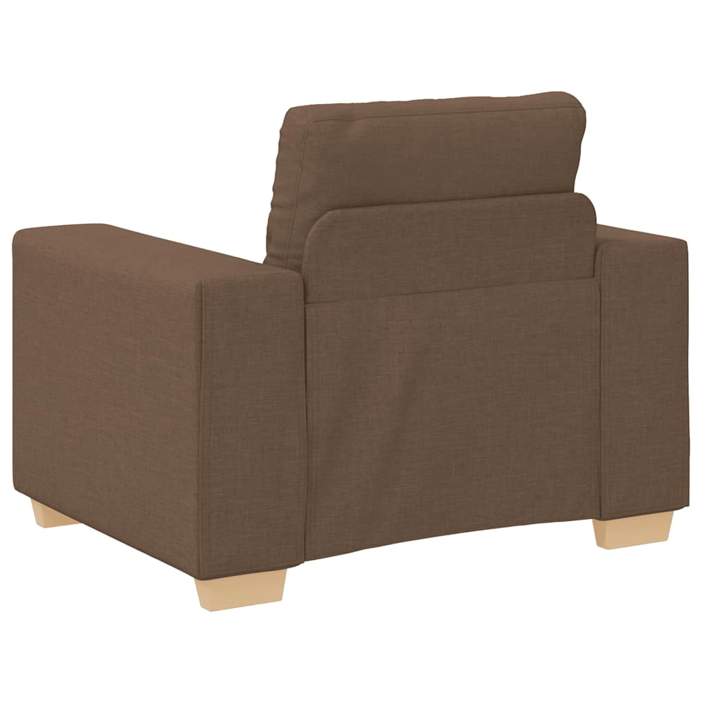 Sofa-Sessel Braun 100x78x80 cm Stoff
