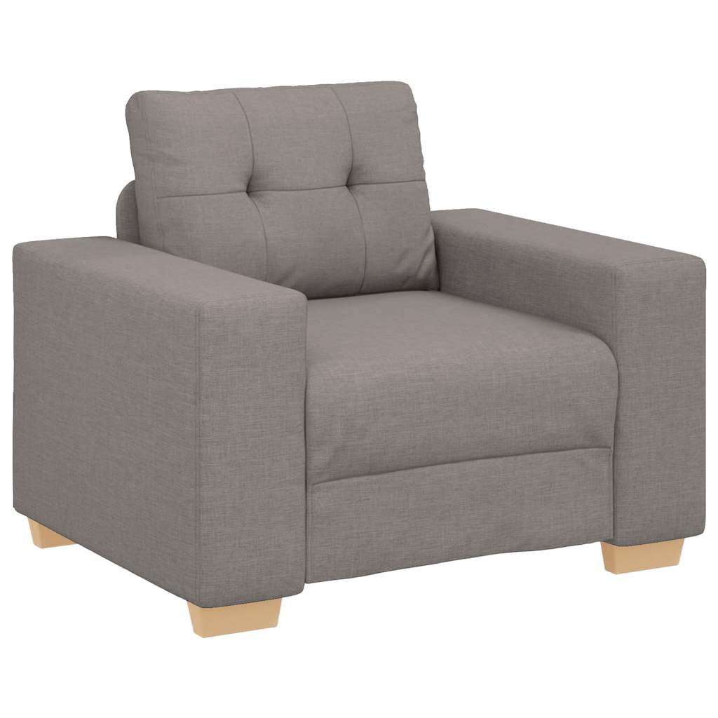 Sofasessel Taupe 100x78x80 cm Stoff