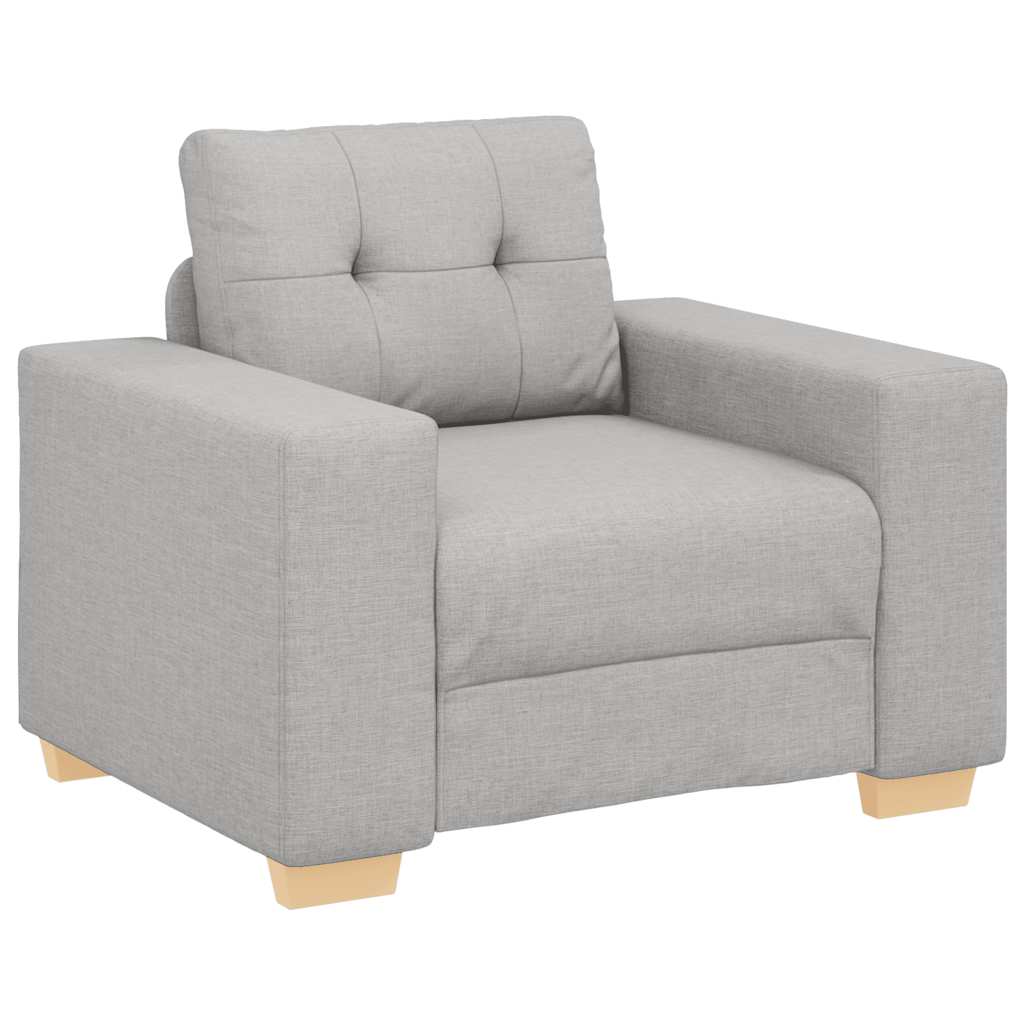 Sofa-Sessel Wolkengrau 100x78x80 cm Stoff
