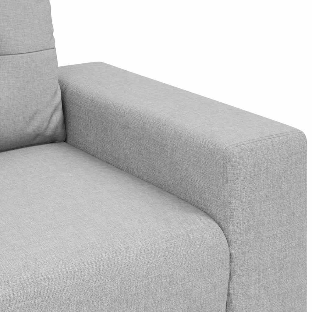 Sofa-Sessel Wolkengrau 100x78x80 cm Stoff