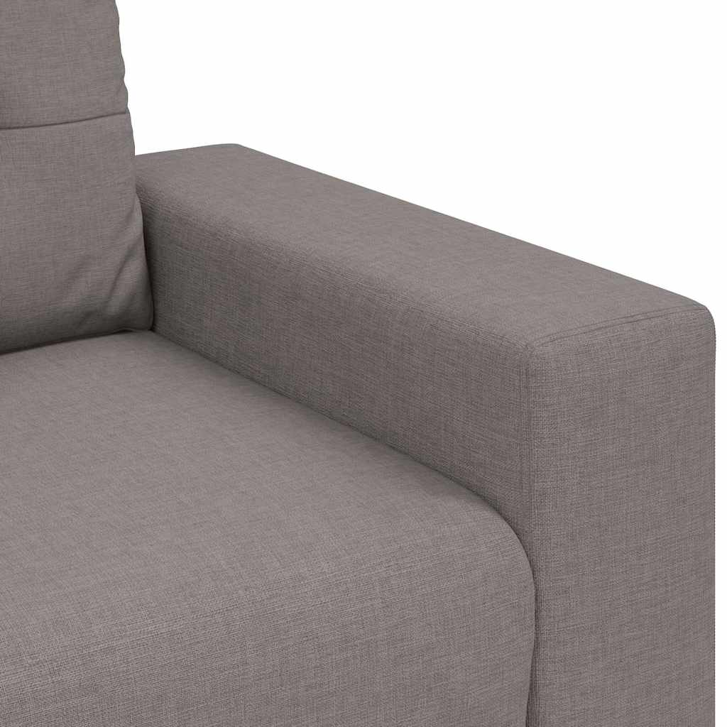 Loveseat-Sofa Taupe 180x77x82 cm Stoff