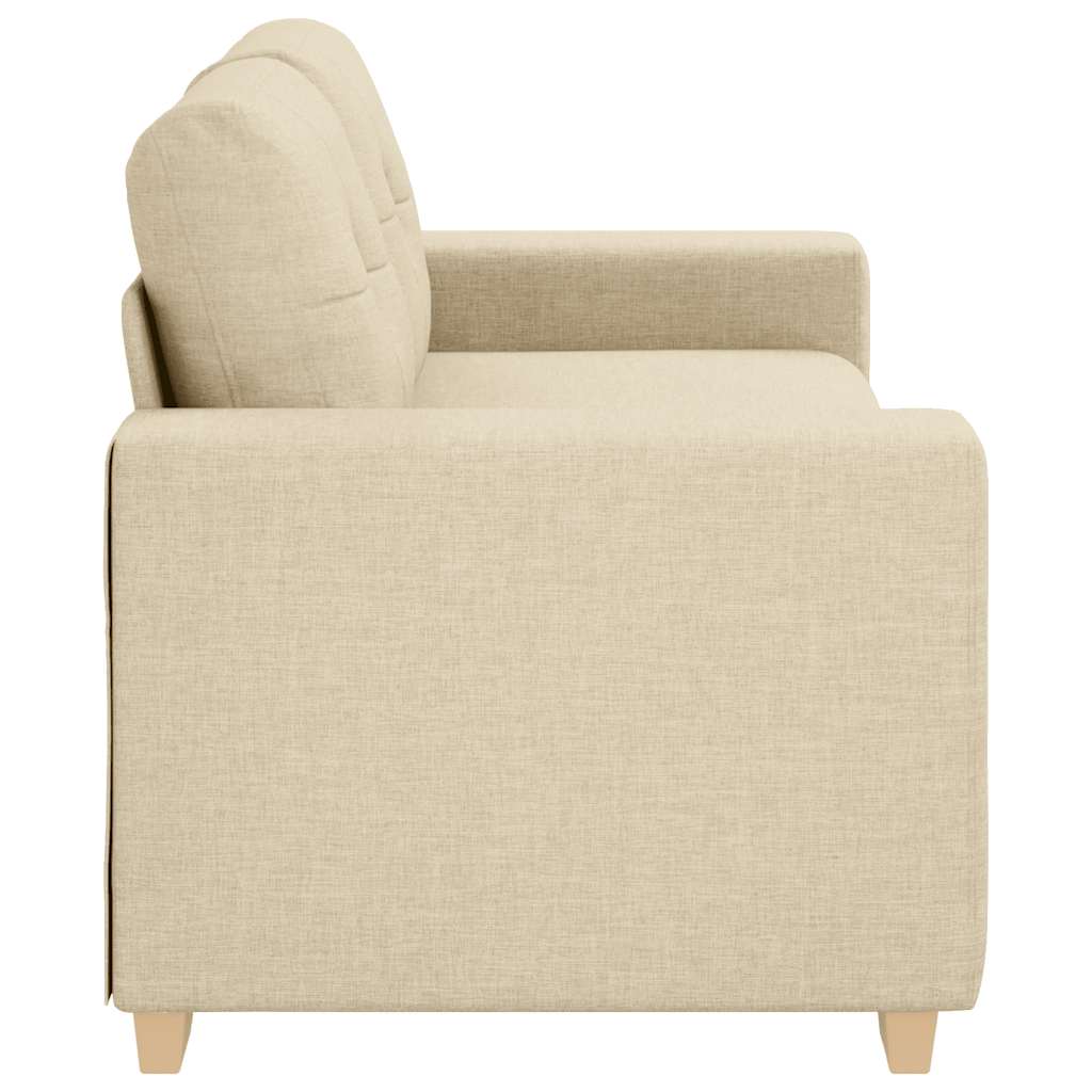 Loveseat-Sofa Creme 180x77x82 cm Stoff