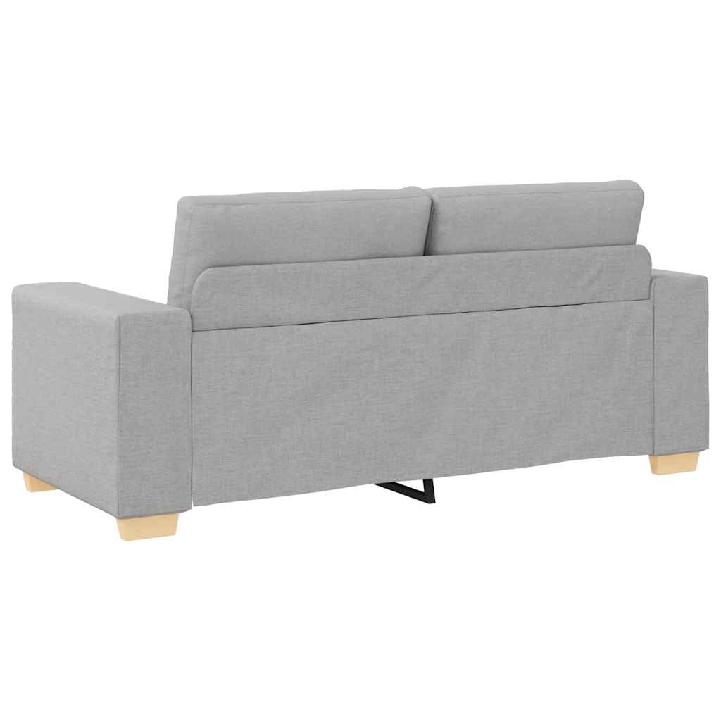Loveseat-Sofa Wolkengrau 180x77x82 cm Stoff