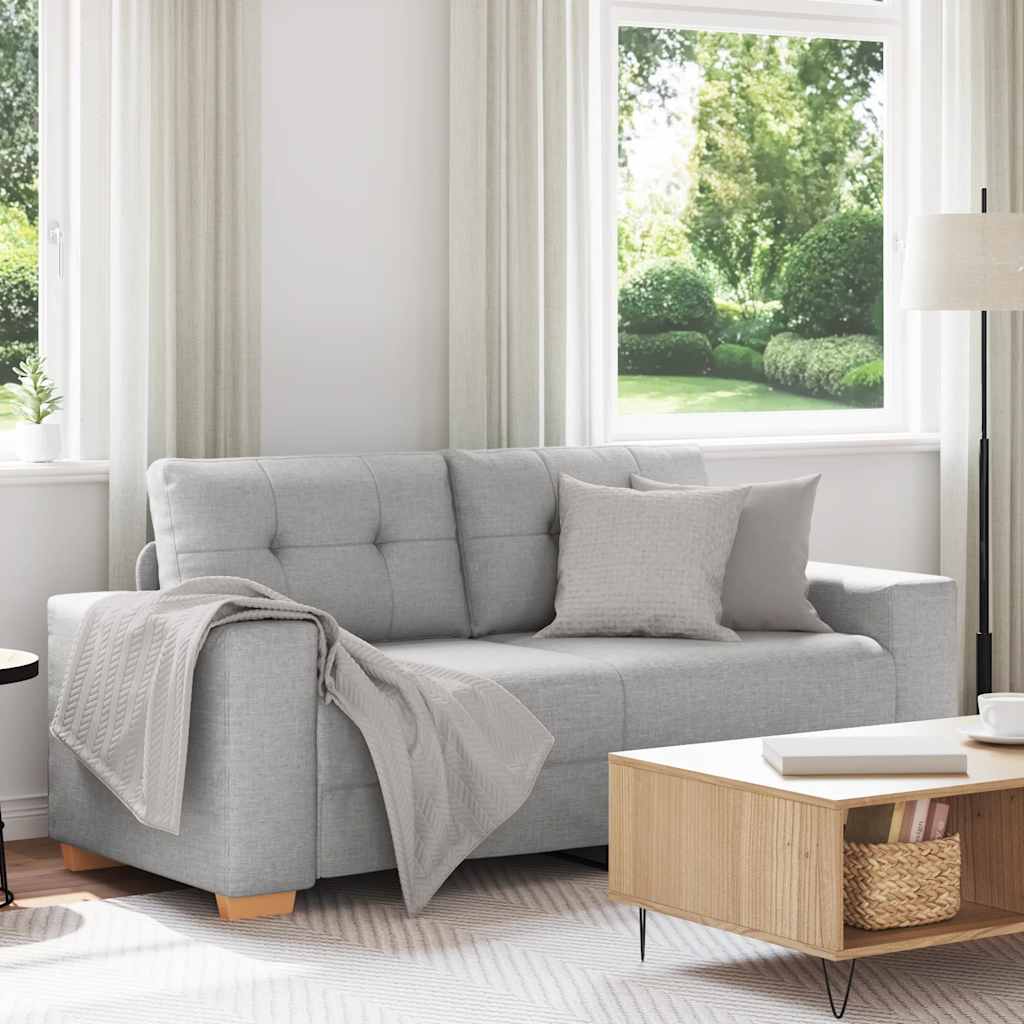 Loveseat-Sofa Wolkengrau 180x77x82 cm Stoff