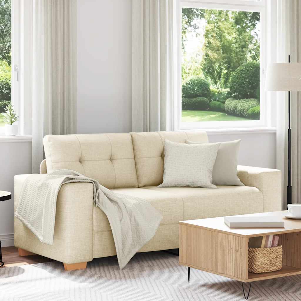 Loveseat-Sofa Leinen 180x77x82 cm