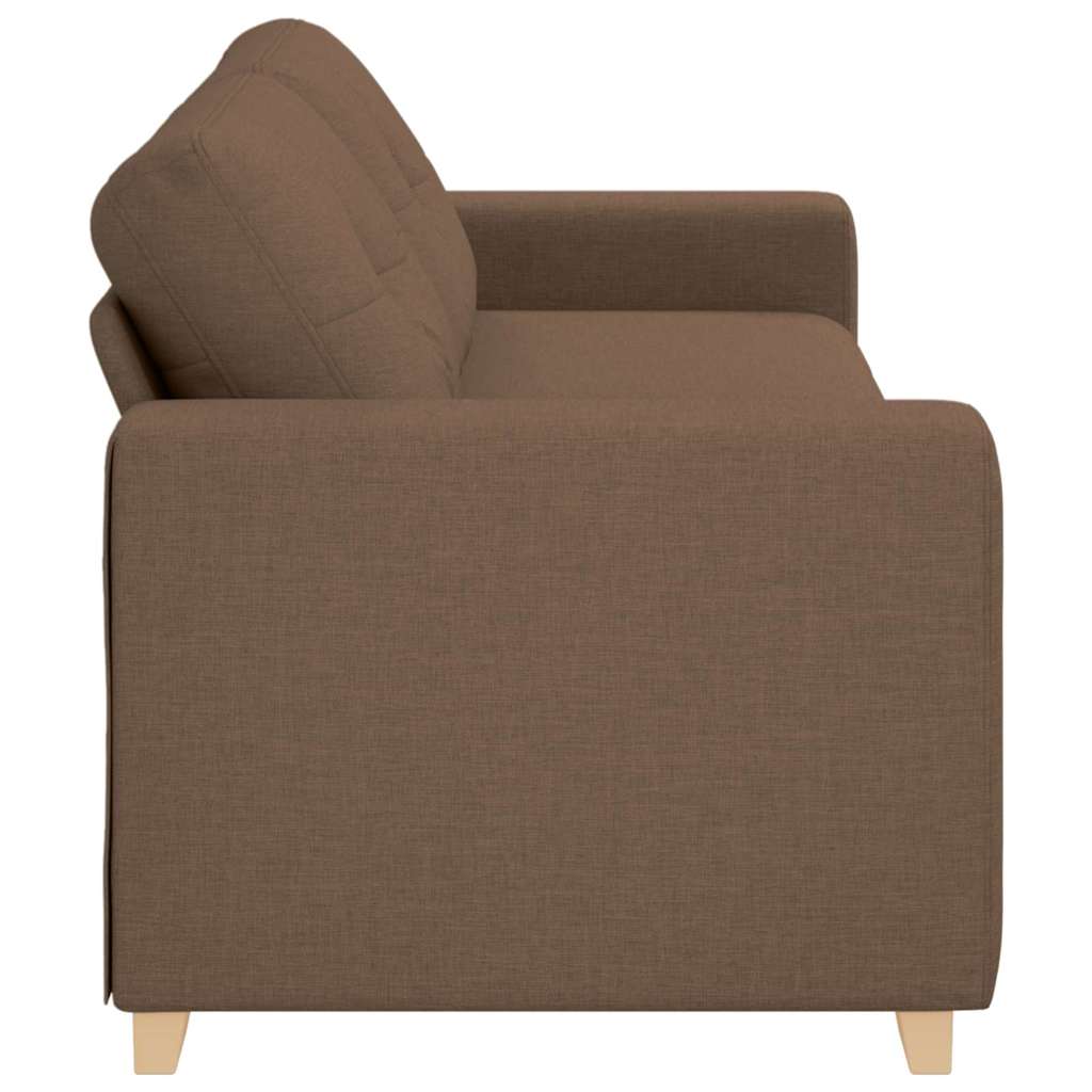 3-Sitzer-Sofa Braun 180 cm Stoff
