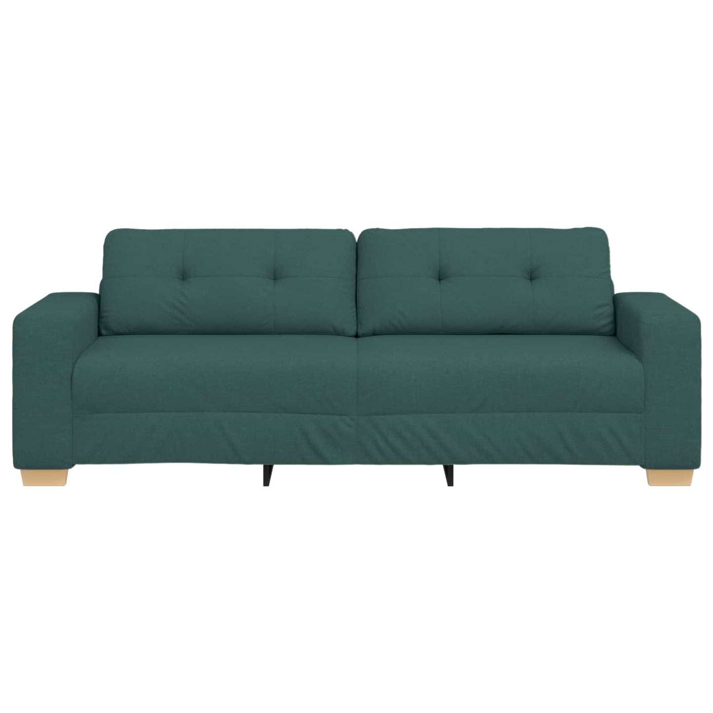 3-Sitzer-Sofa Dunkelgrün 180 cm Stoff